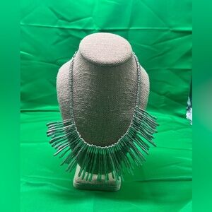 Turkish flower silver necklace